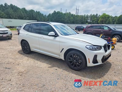 Czwarte zdjęcie samochodu z boku: 2022 BMW X3 XDRIVE30I VIN:5UX53DP05N9J94827 - miniatura