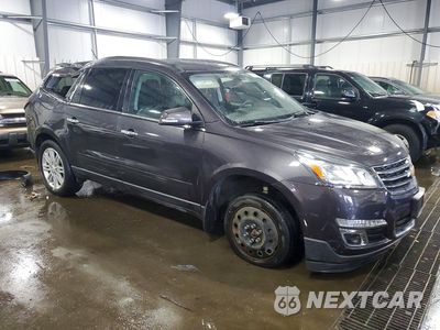 Czwarte zdjęcie samochodu z boku: 2015 CHEVROLET TRAVERSE LT VIN:1GNKVGKD1FJ377305 - miniatura