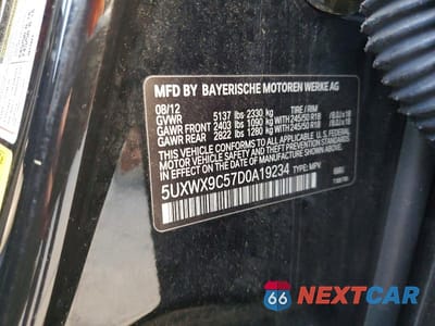 Zdjęcie 13 z 13 samochodu: 2013 BMW X3 XDRIVE28I VIN:5UXWX9C57D0A19234 - miniatura