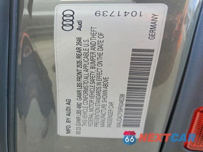 Zdjęcie 13 z 13 samochodu: 2023 AUDI A5 PREMIUM 45 VIN:WAUDACF59PA046298 - miniatura