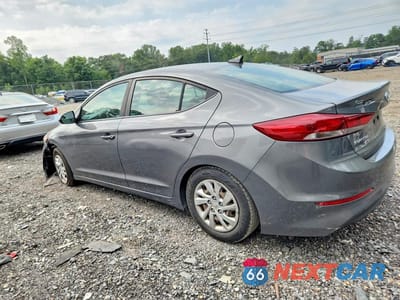 Drugie zdjęcie samochodu z przodu: 2017 HYUNDAI ELANTRA SE VIN:KMHD74LF7HU154340 - miniatura