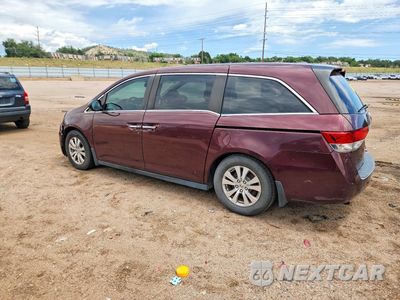 Drugie zdjęcie samochodu z przodu: 2014 HONDA ODYSSEY EXL VIN:5FNRL5H66EB045229 - miniatura