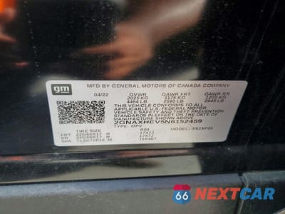 Zdjęcie 14 z 14 samochodu: 2022 CHEVROLET EQUINOX LS VIN:2GNAXHEV5N6152459 - miniatura