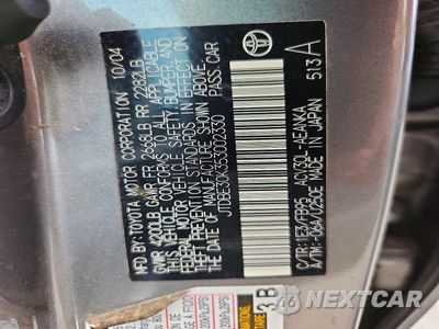 Zdjęcie 13 z 13 samochodu: 2005 TOYOTA CAMRY STANDARD VIN:JTDBE30K353002330 - miniatura