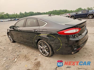 Drugie zdjęcie samochodu z przodu: 2015 FORD FUSION TITANIUM VIN:3FA6P0K91FR109048 - miniatura