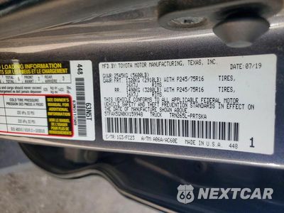 Zdjęcie 13 z 13 samochodu: 2019 TOYOTA TACOMA SR5 VIN:5TFAX5GN0KX159948 - miniatura
