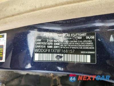 Zdjęcie 12 z 12 samochodu: 2008 MERCEDES-BENZ C 300 4MATIC VIN:WDDGF81X78F168157 - miniatura