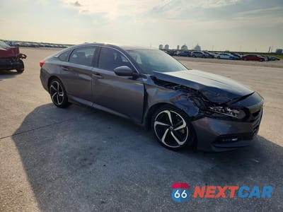 Czwarte zdjęcie samochodu z boku: 2020 HONDA ACCORD SPORT VIN:1HGCV1F39LA111166 - miniatura