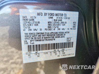 Zdjęcie 13 z 13 samochodu: 2026 FORD MAVERICK XL VIN:3FTTW8B32TRA44278 - miniatura