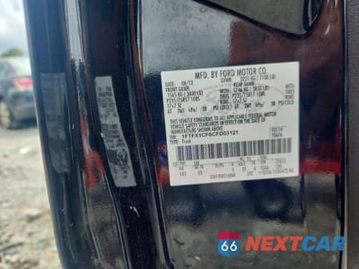 Zdjęcie 12 z 12 samochodu: 2012 FORD F150 SUPER CAB VIN:1FTFX1CF6CFD03121 - miniatura