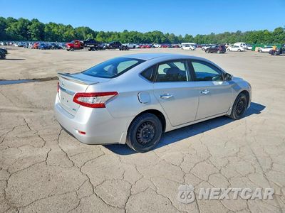 Trzecie zdjęcie samochodu z tyłu: 2014 NISSAN SENTRA S VIN:3N1AB7AP3EL692254 - miniatura