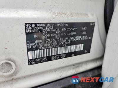 Zdjęcie 14 z 14 samochodu: 2022 TOYOTA VENZA XLE VIN:JTEAAAAH6NJ109734 - miniatura