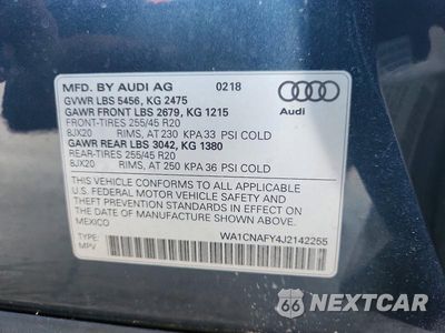 Zdjęcie 13 z 13 samochodu: 2018 AUDI Q5 PRESTIGE VIN:WA1CNAFY4J2142255 - miniatura