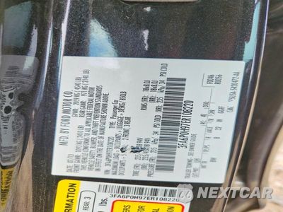 Zdjęcie 12 z 12 samochodu: 2014 FORD FUSION SE VIN:3FA6P0H97ER108220 - miniatura