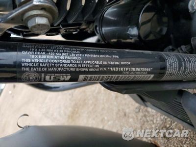 Zdjęcie 9 z 9 samochodu: 2019 HARLEY-DAVIDSON FLTRXS VIN:1HD1KTP13KB675944 - miniatura