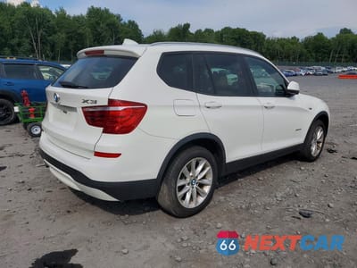 Trzecie zdjęcie samochodu z tyłu: 2015 BMW X3 XDRIVE28I VIN:5UXWX9C55F0D53295 - miniatura