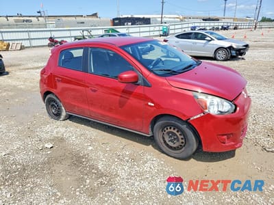 Czwarte zdjęcie samochodu z boku: 2015 MITSUBISHI MIRAGE DE VIN:ML32A3HJXFH037266 - miniatura