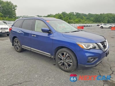 Czwarte zdjęcie samochodu z boku: 2018 NISSAN PATHFINDER PLATINUM VIN:5N1DR2MN0JC620741 - miniatura