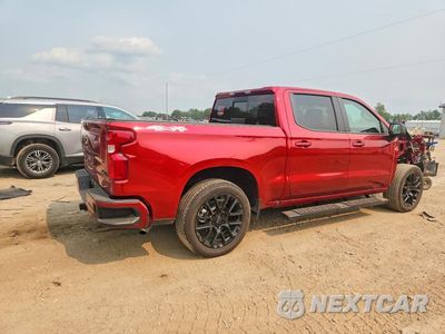 Trzecie zdjęcie samochodu z tyłu: 2025 CHEVROLET SILVERADO K1500 RST VIN:1GCUKEED5SZ225324 - miniatura