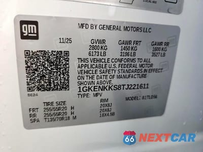 Zdjęcie 13 z 13 samochodu: 2026 GMC ACADIA ELEVATION VIN:1GKENKKS8TJ221611 - miniatura