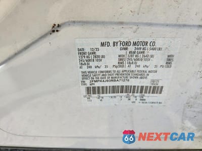 Zdjęcie 14 z 14 samochodu: 2024 FORD EDGE SEL VIN:2FMPK4J93RBA71276 - miniatura