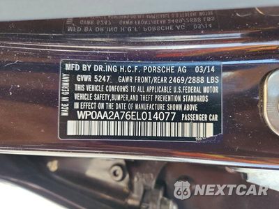 Zdjęcie 12 z 12 samochodu: 2014 PORSCHE PANAMERA 2 VIN:WP0AA2A76EL014077 - miniatura