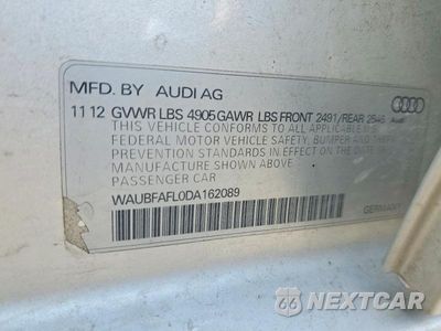 Zdjęcie 12 z 12 samochodu: 2013 AUDI A4 PREMIUM VIN:WAUBFAFL0DA162089 - miniatura