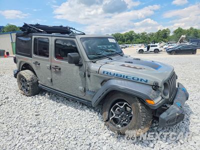 Czwarte zdjęcie samochodu z boku: 2023 JEEP WRANGLER RUBICON 4XE VIN:1C4JJXR64PW562072 - miniatura