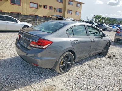 Trzecie zdjęcie samochodu z tyłu: 2013 HONDA CIVIC EX VIN:19XFB2F80DE045661 - miniatura