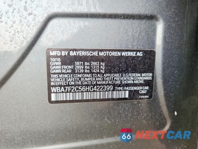 Zdjęcie 12 z 12 samochodu: 2017 BMW 750 XI VIN:WBA7F2C56HG422399 - miniatura