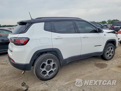 Trzecie zdjęcie samochodu z tyłu: 2022 JEEP COMPASS TRAILHAWK VIN:3C4NJDDB6NT222851 - miniatura