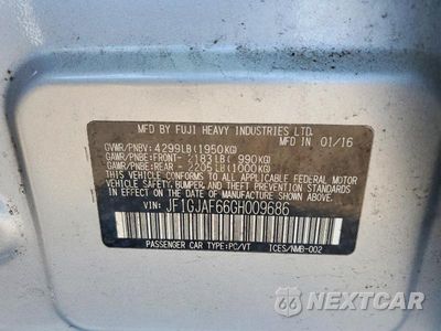 Zdjęcie 12 z 12 samochodu: 2016 SUBARU IMPREZA PREMIUM PLUS VIN:JF1GJAF66GH009686 - miniatura