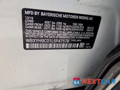 Zdjęcie 13 z 13 samochodu: 2020 BMW X2 SDRIVE28I VIN:WBXYH9C01L5P47578 - miniatura