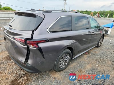 Trzecie zdjęcie samochodu z tyłu: 2023 TOYOTA SIENNA LE VIN:5TDKRKEC0PS138240 - miniatura