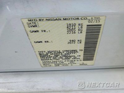 Zdjęcie 12 z 12 samochodu: 2015 NISSAN ALTIMA 2.5 S VIN:1N4AL3AP5FC269455 - miniatura
