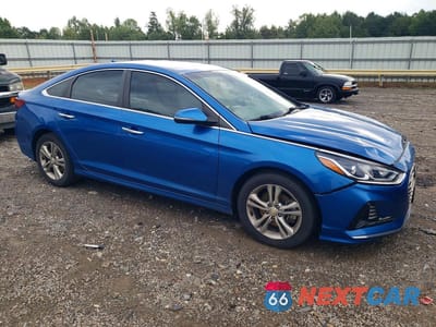 Czwarte zdjęcie samochodu z boku: 2018 HYUNDAI SONATA SEL VIN:5NPE34AF5JH650907 - miniatura
