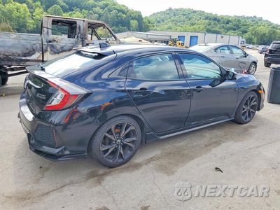 Trzecie zdjęcie samochodu z tyłu: 2018 HONDA CIVIC SPORT TOURING VIN:SHHFK7H98JU407937 - miniatura