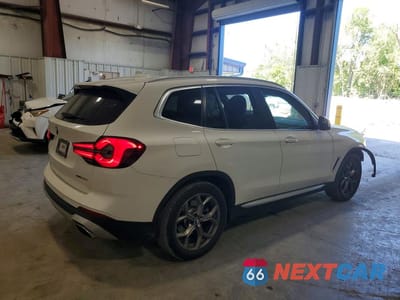 Trzecie zdjęcie samochodu z tyłu: 2022 BMW X3 XDRIVE30I VIN:5UX53DP06N9M66026 - miniatura