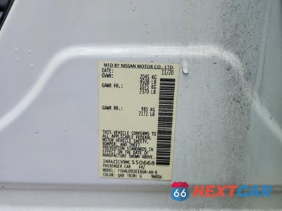 Zdjęcie 13 z 13 samochodu: 2021 NISSAN LEAF SV VIN:1N4AZ1CV9MC550668 - miniatura