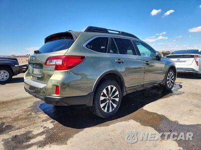 Trzecie zdjęcie samochodu z tyłu: 2016 SUBARU OUTBACK 3.6R LIMITED VIN:4S4BSENC8G3355103 - miniatura