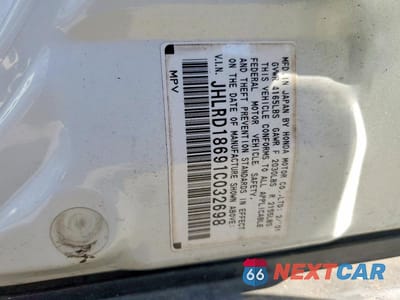 Zdjęcie 13 z 13 samochodu: 2001 HONDA CR-V EX VIN:JHLRD18691C032698 - miniatura