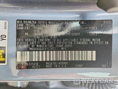 Zdjęcie 12 z 12 samochodu: 2025 TOYOTA COROLLA CROSS L VIN:7MUAAAAG6SV122953 - miniatura
