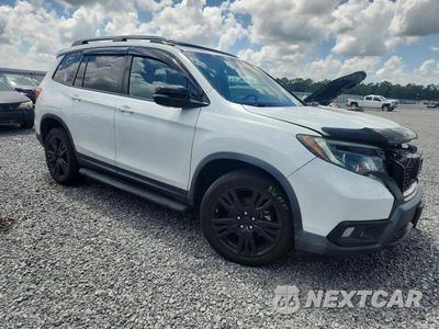Czwarte zdjęcie samochodu z boku: 2021 HONDA PASSPORT EXL VIN:5FNYF8H52MB007555 - miniatura