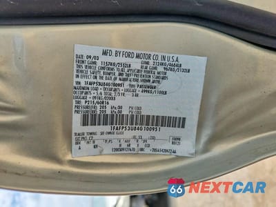 Zdjęcie 12 z 12 samochodu: 2004 FORD TAURUS SE VIN:1FAFP53U84G100951 - miniatura