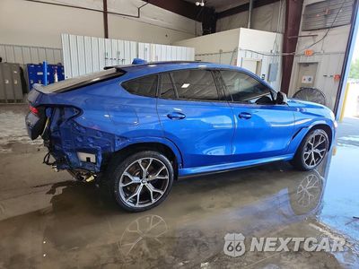 Trzecie zdjęcie samochodu z tyłu: 2020 BMW X6 M50I VIN:5UXCY8C07LLE40480 - miniatura