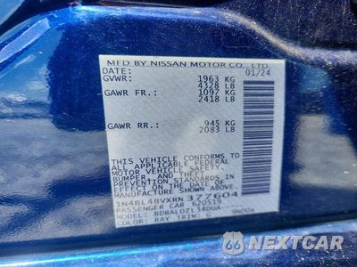Zdjęcie 13 z 13 samochodu: 2024 NISSAN ALTIMA S VIN:1N4BL4BVXRN377604 - miniatura