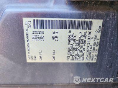 Zdjęcie 13 z 13 samochodu: 2012 NISSAN ALTIMA 2.5 VIN:1N4AL2AP2CC140790 - miniatura