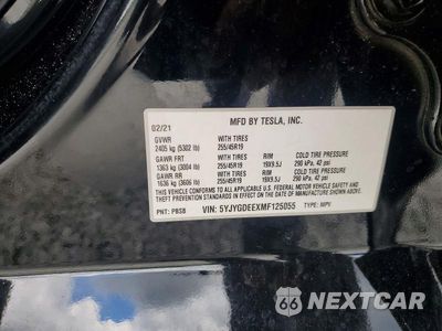 Zdjęcie 13 z 13 samochodu: 2021 TESLA MODEL Y VIN:5YJYGDEEXMF125055 - miniatura