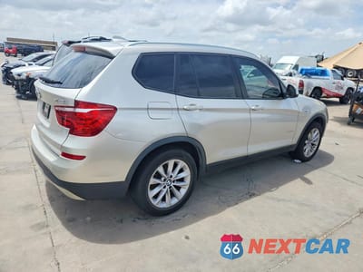 Trzecie zdjęcie samochodu z tyłu: 2017 BMW X3 XDRIVE28I VIN:5UXWX9C59H0T12393 - miniatura