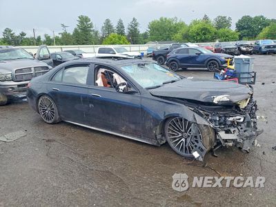 Czwarte zdjęcie samochodu z boku: 2023 MERCEDES-BENZ S 580 4MATIC VIN:W1K6G7GB4PA170037 - miniatura